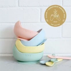 Bowl Set | Silicone By Wild Indiana| Now With Snow & Lilac| Lmited Stock -Baby Products Store 1622629111 wild indianababy 600 1296x