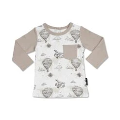 Vintage Map Raglan Tee