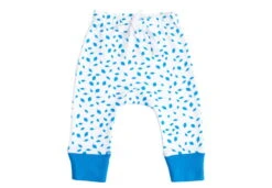 Organic Cotton Baby Pant – AUTUMN LEAVES BLUE