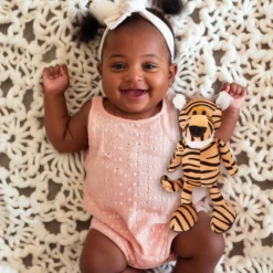 Jungle Animal Plush Doll Toy – Tilly The Tiger| By Zoe Sage 6 Jungle Animal Plush Doll Toy – Tilly The Tiger| By Zoe Sage -Baby Products Store BABY AND TIGER PLUSHY