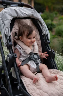 Organic Pram Liner – Latte| By Bubnest