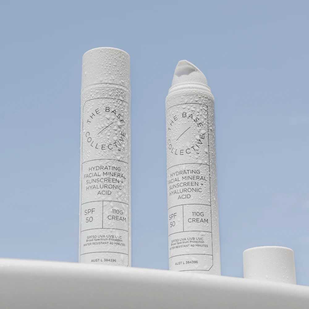 The Base Collective Tinted Hydrating Facial Sunscreen SPF 50110g 1 The Base Collective Tinted Hydrating Facial Sunscreen SPF 50110g