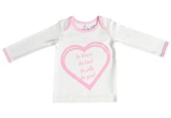 Organic Cotton Long Sleeve Baby T-Shirt – BE BRAVE CANDYPINK