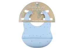 Bib|Starry Night Silicone|Blue