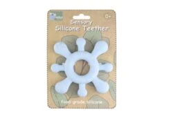 Baby|Sensory Silicone Splash Teether|Blue -Baby Products Store BOXED SPLASH TEETHER scaled 1