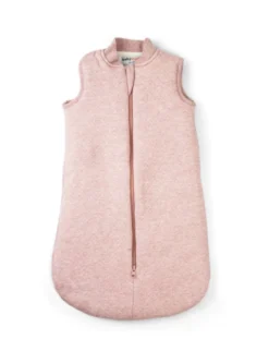 Sleeveless Sleeping Bag In Dusty Pink Cotton – 2.5 TOG| Size 6-18M