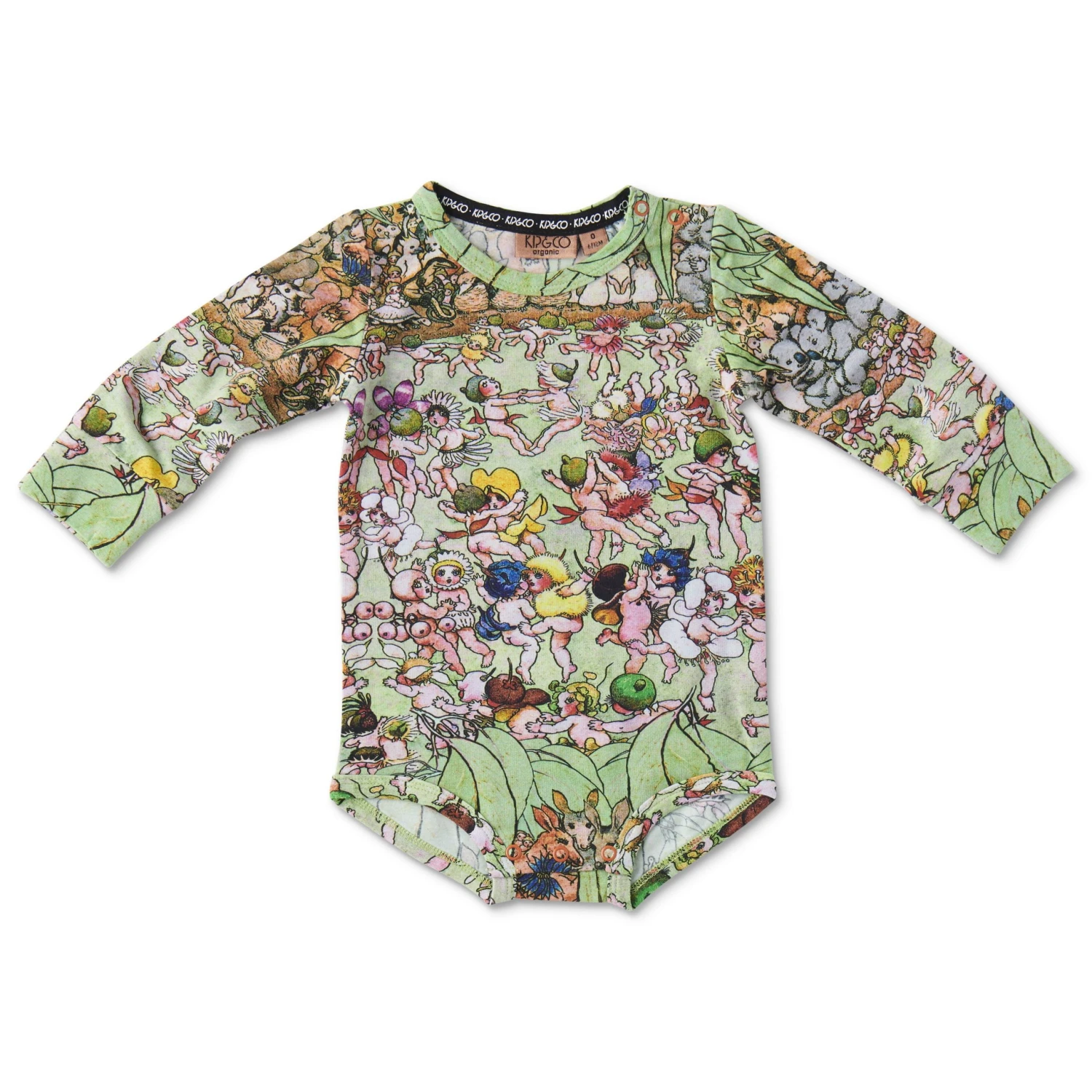 Bush Dance Organic Romper| Long Sleeved 1 Bush Dance Organic Romper| Long Sleeved