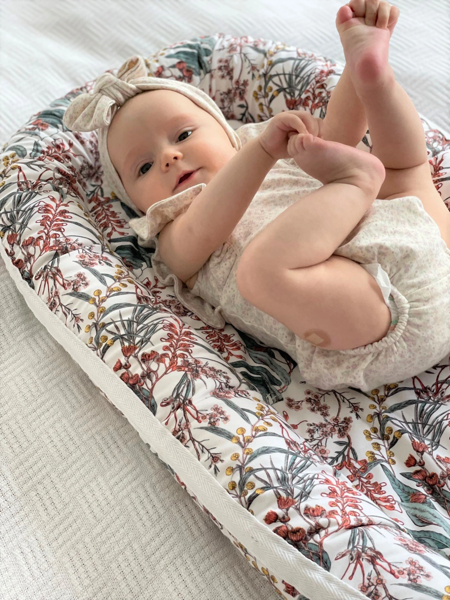 Flora|Organic Baby Nest – By Bubnest 2 Flora|Organic Baby Nest – By Bubnest - Image 2