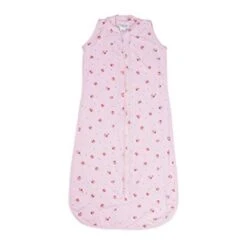 Baby Sleeping Bag | Bamboo | Pink Floral| Sleeveless
