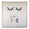 DREAM BIG| Organic Cotton Baby Blanket By Bubnest®