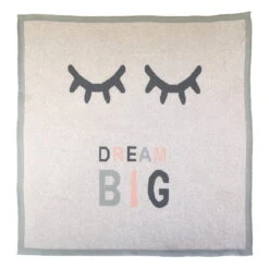 DREAM BIG| Organic Cotton Baby Blanket By Bubnest®