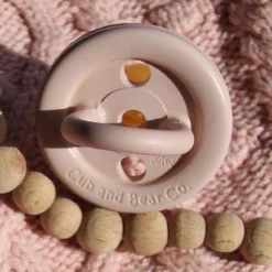 Cub & Bear Co Natural Rubber Dummy Round Teat Large | Blush Pink Twin Pack