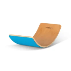 Balance Board Equilibrio| In Natural And Felt Backed -Baby Products Store Bright Blue Felt Backed Balance Board