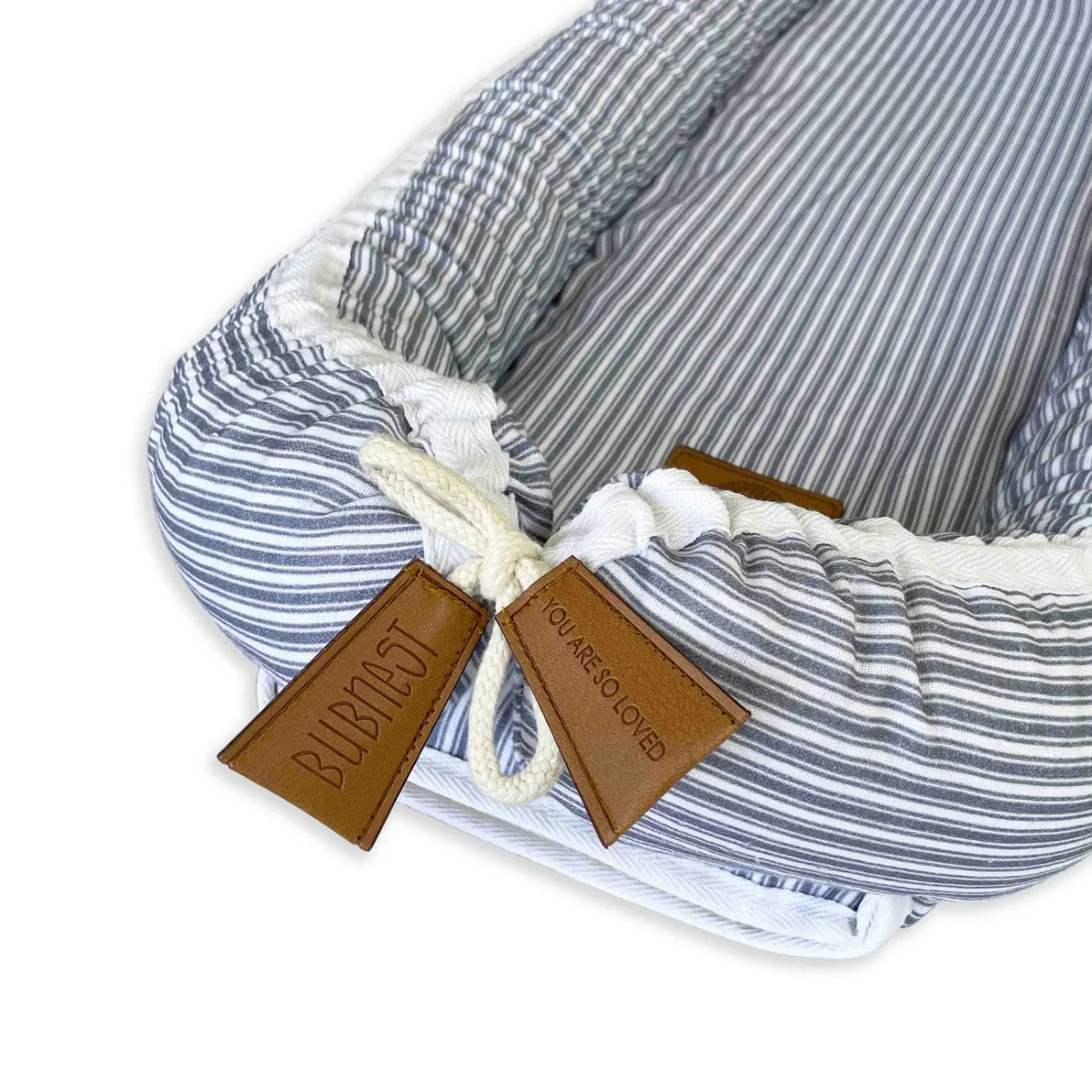 Baby Nest|Nautical Stripe Linen|by BubNest 2 Baby Nest|Nautical Stripe Linen|by BubNest - Image 2