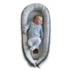 Baby Nest| Linen| Soft Grey Gingham|