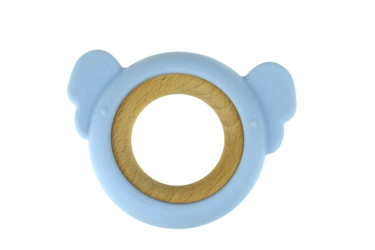 SILICONE KOALA TEETHER-BLUE 2 SILICONE KOALA TEETHER-BLUE - Image 2