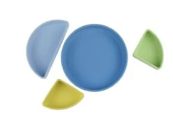 Divided Parting Plates| Fun 4 Piece Silicone Set -Baby Products Store CA3005 scaled 1