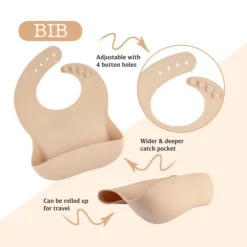 Baby Feeding Set| Food Grade Silicone| 11pc Bundle | Chino -Baby Products Store CHINO BIB STATS