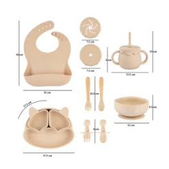 Baby Feeding Set| Food Grade Silicone| 11pc Bundle | Chino -Baby Products Store CHINO STATS