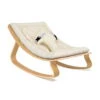 Charlie Crane Levo Baby Rocker In Beech With Organic White Cushion|Pre Order!
