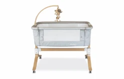 Kaylula Co Sleeper Cradle| Breath Ezi Quilted Mattress Included| Toy Stand And Toys Included -Baby Products Store Co Sleeper Cradle Front