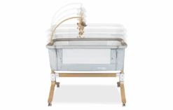Kaylula Co Sleeper Cradle| Breath Ezi Quilted Mattress Included| Toy Stand And Toys Included -Baby Products Store Co Sleeper Cradle Heigh Adjustments