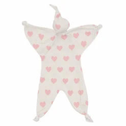Pink Heart Petit Bamboo Comforter Doll