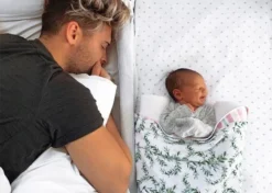 Kaylula Co Sleeper Cradle| Breath Ezi Quilted Mattress Included| Toy Stand And Toys Included -Baby Products Store DAD AND BUB