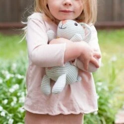 Dapper Bunny|Organic Knit Patterned Bunnies -Baby Products Store DAPPER AND BABY GIRL