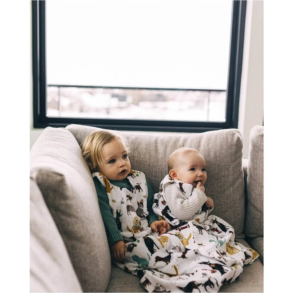 Cotton Muslin Sleeping Bag – Dino Friends|1.0 TOG By Little Unicorn 5 Cotton Muslin Sleeping Bag – Dino Friends|1.0 TOG By Little Unicorn - Image 5