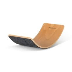 Balance Board Equilibrio| In Natural And Felt Backed -Baby Products Store Dark Grey Felt Backed Balance Board