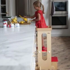 Little Partners Explore N Store| BEST SELLER BE QUICK!| Foldable Step| Available In Natural And NEW| Soft White!