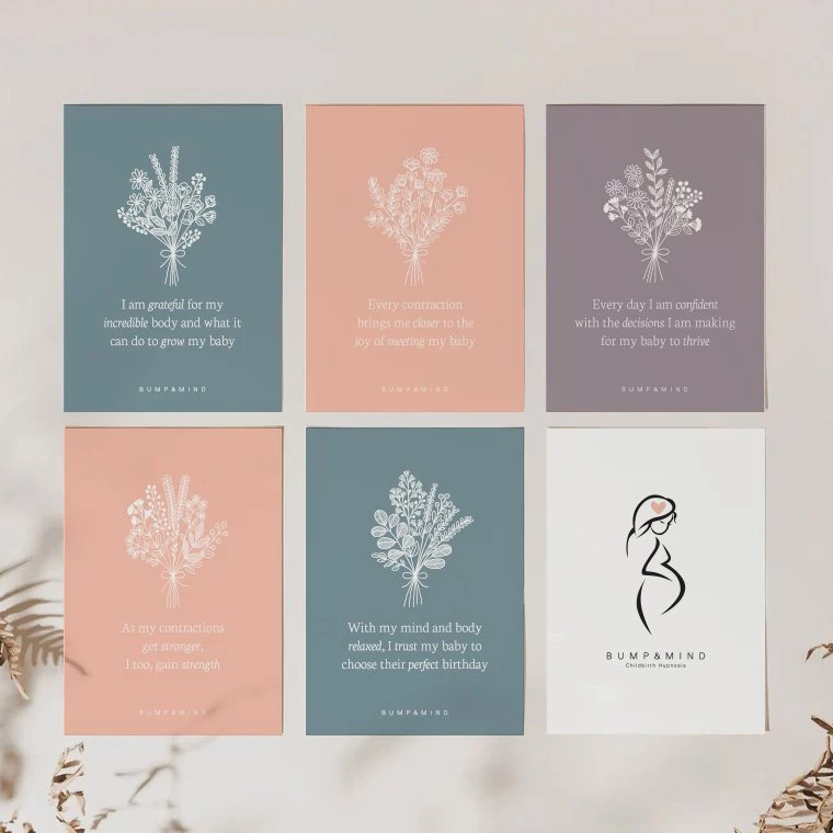 BUMP&MIND CHILDBIRTH AFFIRMATION CARDS 6 BUMP&MIND CHILDBIRTH AFFIRMATION CARDS - Image 6