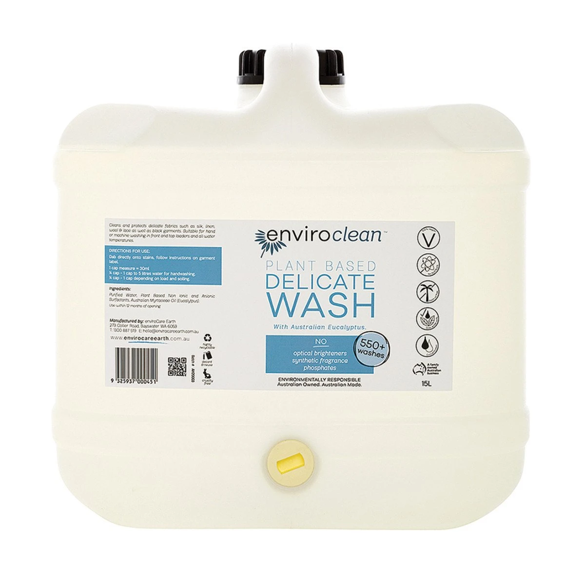 EnviroClean Plant Based Delicate Wash 15L| Bulk Buy| Sustainiable Purchase| 15% Off When You Sign Up! 1 EnviroClean Plant Based Delicate Wash 15L| Bulk Buy| Sustainiable Purchase| 15% Off When You Sign Up!