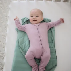 Baby Zippered Romper | Taro| By Zoe Sage -Baby Products Store FULL TARO SMILEY BUBBA 1 scaled 1