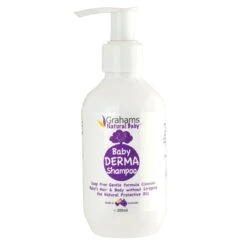 Grahams Natural Baby Derma Shampoo 200ml| Bulk Bundle X 2