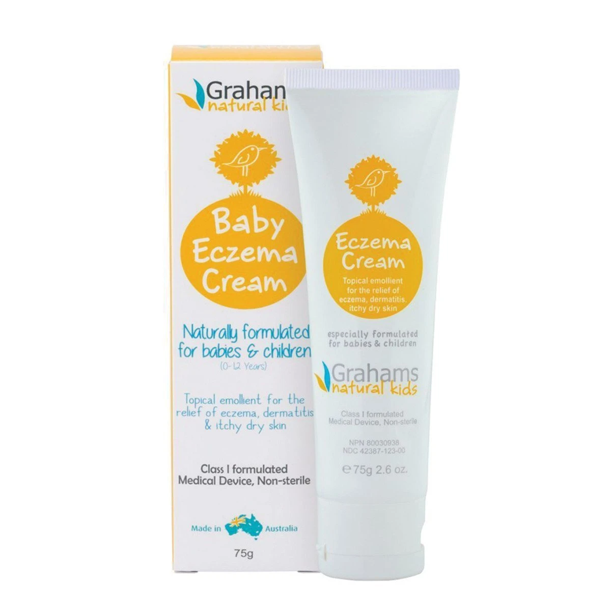 Grahams Natural Baby Eczema Cream75 G| Bulk Bundle X 2 1 Grahams Natural Baby Eczema Cream75 G| Bulk Bundle X 2