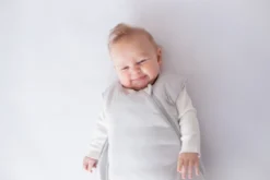 COCOON SWADDLE BAMBOO BABY SLEEPING BAG | STORM -Baby Products Store HAPPY BUBBA IN STORM SLEEPSAC scaled 1