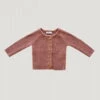 Rib Cardigan – Rose