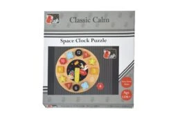 SPACE CLOCK WOODEN SHAPE SORTER AND PUZZLE -Baby Products Store KOALA DREAM SPACE CLOCK scaled 1