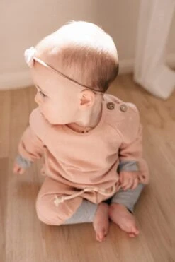 Linen Smocked Shirt| Dusty Pink