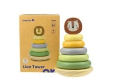 My Forest Friends Lion Stacking Tower| By Tooky Toys -Baby Products Store LION STACKER scaled 1