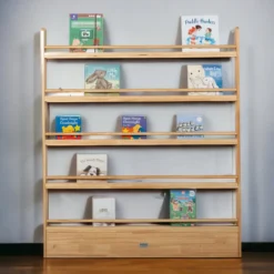 Little Readers Book Shelf – Varnished -Baby Products Store Little Readers Book Shelf Varnished 4 scaled 1