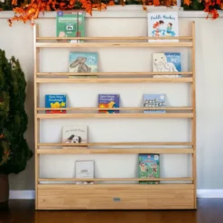 Little Readers Book Shelf – Varnished -Baby Products Store Little Readers Book Shelf Varnished 6 scaled 1