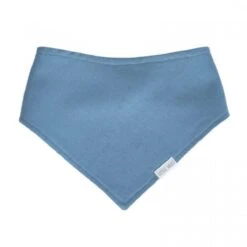 DRIBBLE BIB | BLUE|LINEN| BY LITTLE MILKO