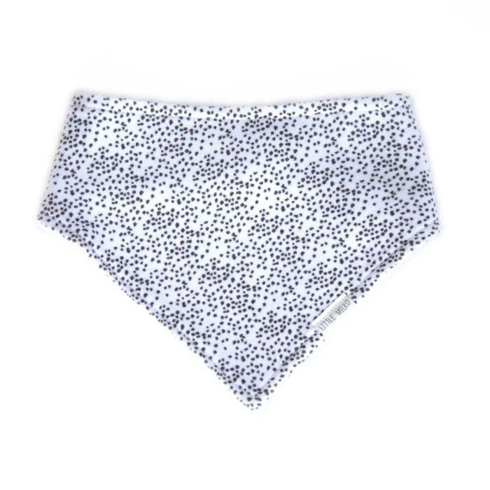 DRIBBLE BIB | WILD SPOTS| LINEN|BY LITTLE MILKO 1 DRIBBLE BIB | WILD SPOTS| LINEN|BY LITTLE MILKO