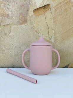 Silicone Sippy Cup By Charlie Wags -Baby Products Store MELON SIPPY CUP scaled 1