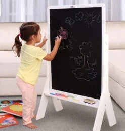 Contempo 2-Sided Easel| New Colours! Soft White And Early Grey!| By Little Partners -Baby Products Store NEW CONTEMPO LIFESTYLE scaled 1