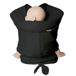 Baby Carrier|Newbie Love Premium Smooth Wrap Carrier – Black| Limited Stock -Baby Products Store NEWBIE DESIGN WITH DUMMY