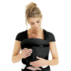 Baby Carrier|Newbie Love Premium Smooth Wrap Carrier – Black| Limited Stock
